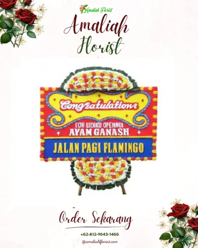 Bunga Papan Congratulation di Bubak